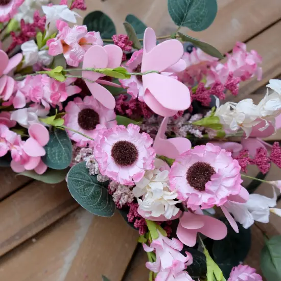 8 Inch Pink Daisy Wildflowers Spring {4}