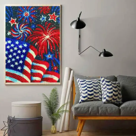 4 Th of July Diamond Painting Kits {4}