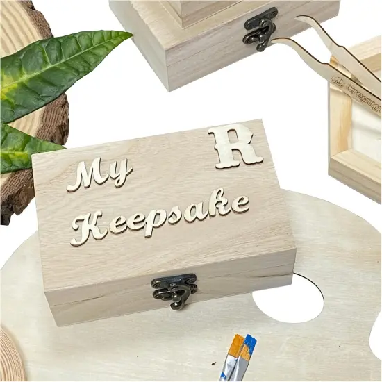 8 Pack 6 X 4 X 2 Inch Unfinished Wooden Box {4}