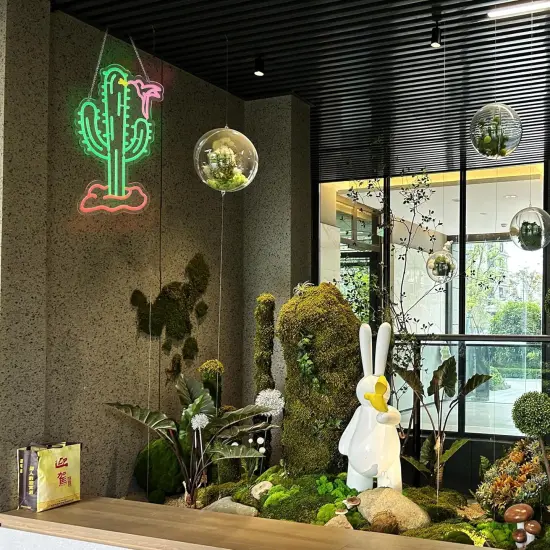 Cactus Neon Sign Night Light for Summer Bar, Club, Bedroom, Hotel, Pub, Cafe, Wedding, Birthday Party Gifts {5}