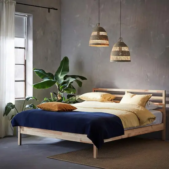 Pendant Lamp Shade Sedge Handmade 14" {6}