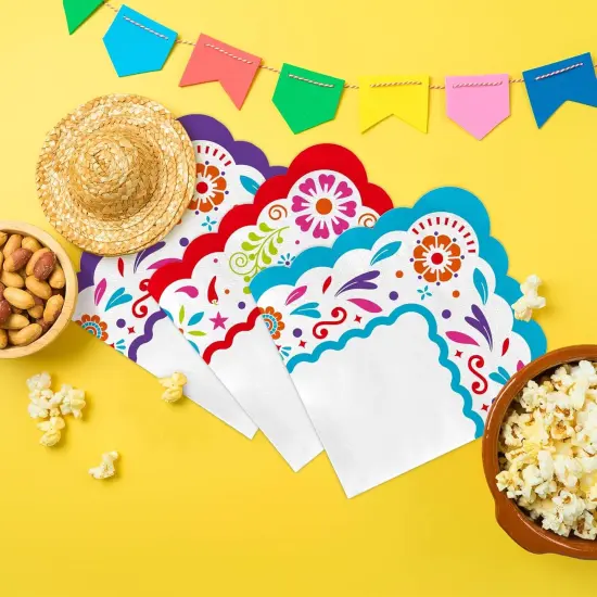 Fiesta Party Supplies Kit for 48: Complete Mexican Celebration Pack with Dinner & Dessert Paper Plates, Napkins -Cinco de Mayo, Taco Birthday & Mexican Party Decorations {3}