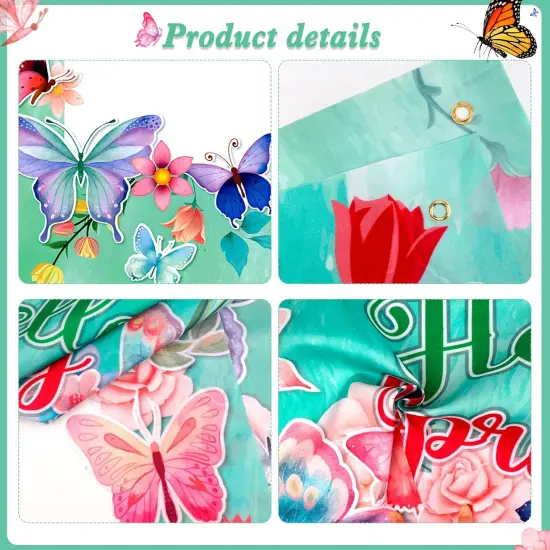 Hello Spring Photo Booth Banner, {3}