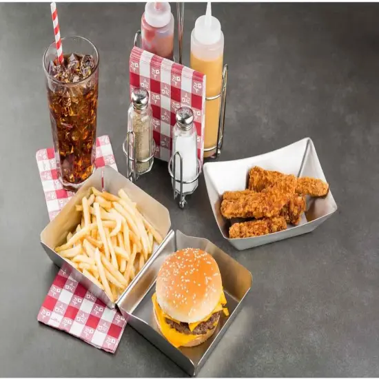 Tablecraft Coca-Cola branded 7.75" (6mm) Paper Straws, Red and White Stripe, Pack of 100 {4}