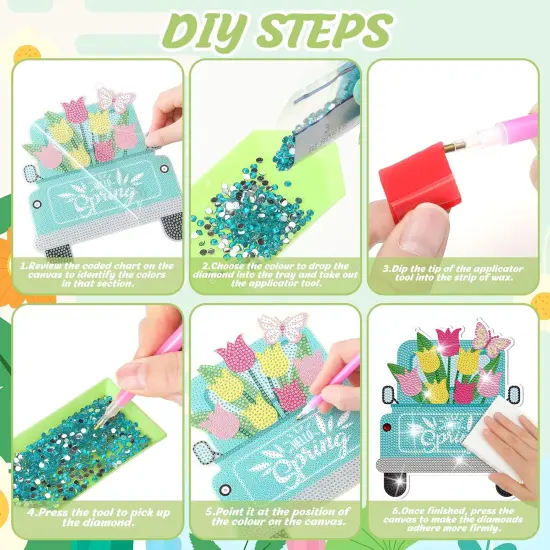 3 Pcs Spring Diamond Painting Kits {2}