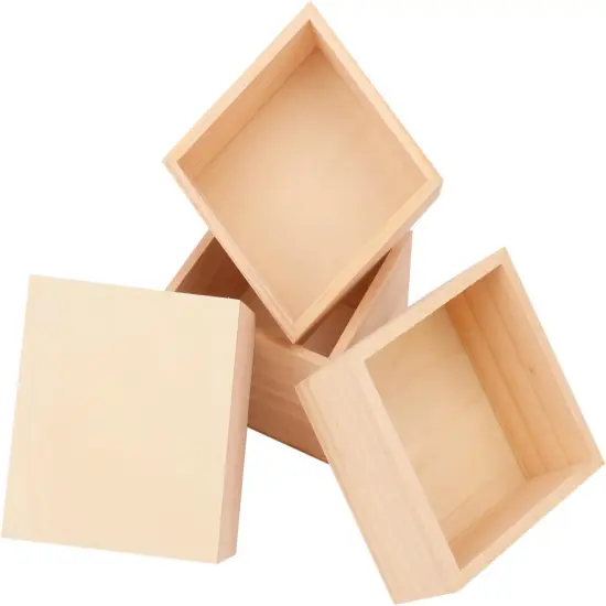24-Pack Wooden Box, small wooden crates {3}