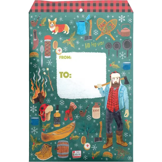 Pack/6: Winter Lumberjack Theme Mailing Envelope - 11 x 1/2 x 15-1/2" {1}
