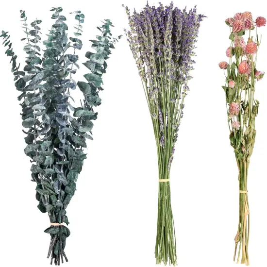 43 Pcs Dried Eucalyptus Stems & Lavender Flowers Bundle for Shower - Natural Fresh Eucalyptus Leaves Hanging Plants for Home and Wedding Decorations {2}