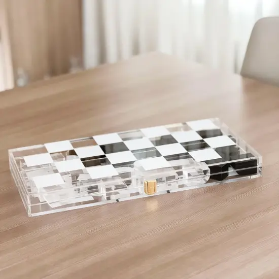 Lucite Foldable Chess Game {4}