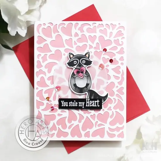 Hero Arts Window On Love Confetti Fancy Die {2}