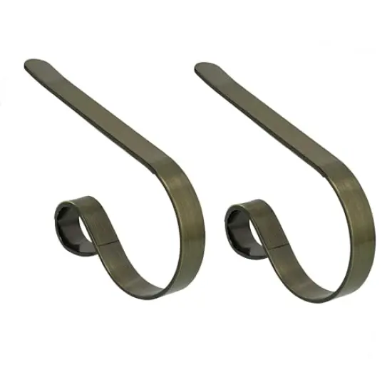 Haute Decor The Original MantleClip� Stocking Holder - 2 Pack {7}