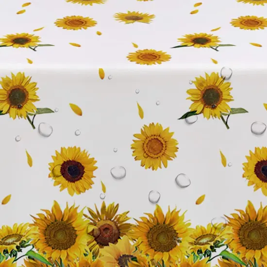 Sunflower Party Tablecloth Decorations {3}