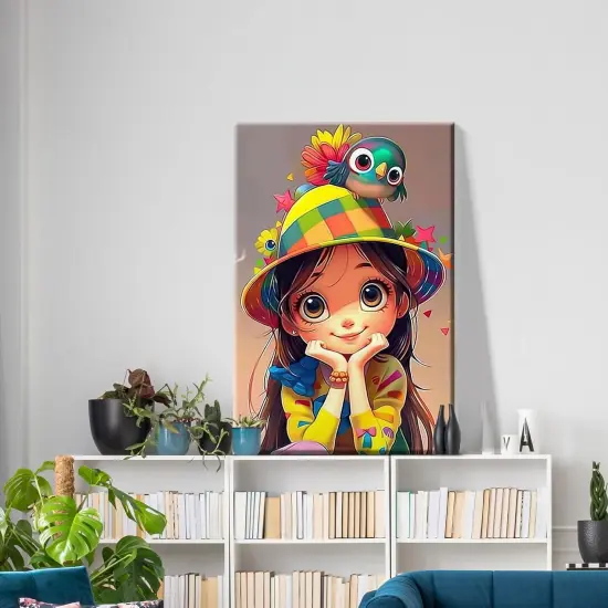 8x12 Inch - Paint by Numbers Kit for Adults with Frame Cartoon {2}