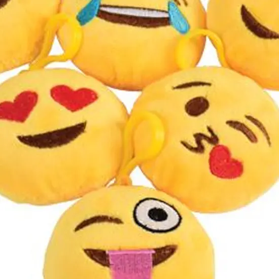 Emoji Clip Plush Includes 12 Units {4}