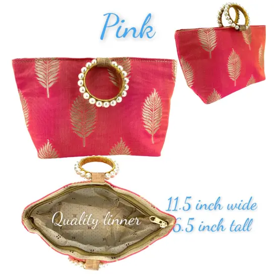 Eid Gift, Silk Hand Bag, Nikah Favor, Indian Muslim Punjabi Wedding Favor, Diwali Gift Bag, Diwali Favor, Diwali Gift, Housewarming Favor, Yellow {6}