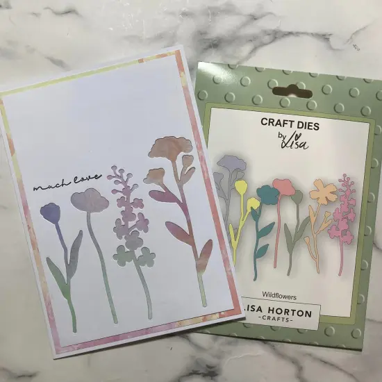 Lisa Horton Crafts Dies-Wildflowers {6}