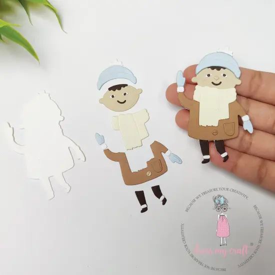 Dress My Craft Basic Designer Dies-Winter Boy {3}