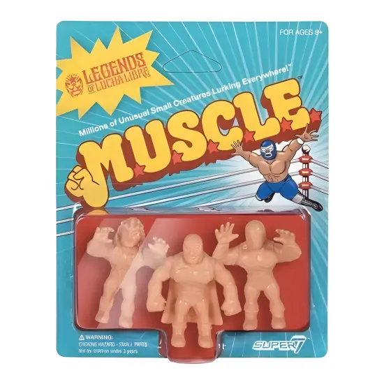 Legends of Lucha Libre M.U.S.C.L.E. Mini-Figure Set | Pack A {3}