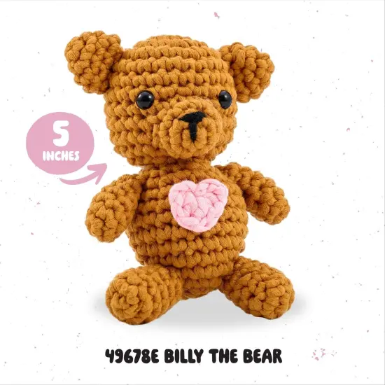 Bucilla Amigurumi Kit-5" - T-Shirt Yarn Bear {5}