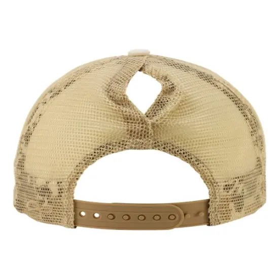 Infinity Her&reg; Women's Washed Mesh Back Cap Vanilla/Longho/Khaki {2}