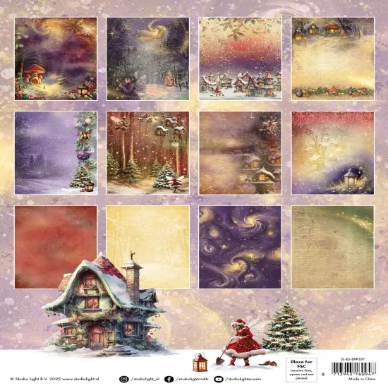 Studio Light DesignerPaper Pad 8.27"X5.83" 36/Pkg-Fairy Christmas {3}