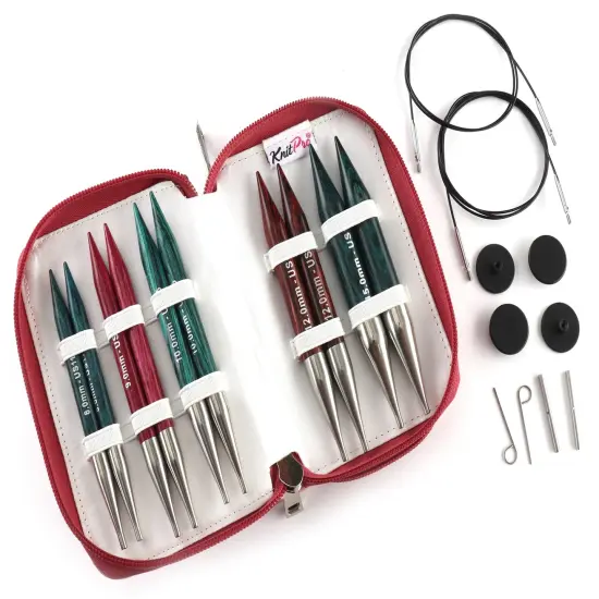KnitPro-Dreamz Chunky Interchangeable Needle Set 5"-5 Pair Interchangeable Tips {1}