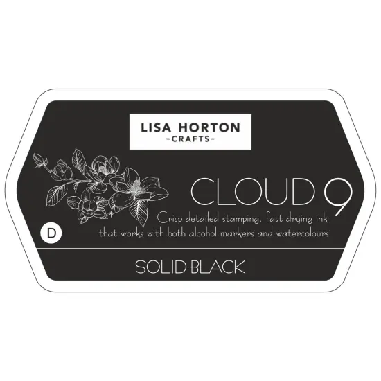 Lisa Horton Crafts Cloud 9 Dye Based Matte Blending Ink Pad-Black {1}