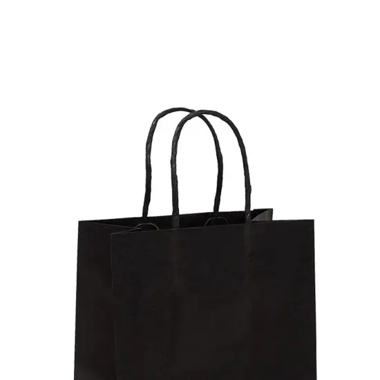 Compact Kraft Paper Shopping Bag 5.5" x 3.25" x 13" {5}