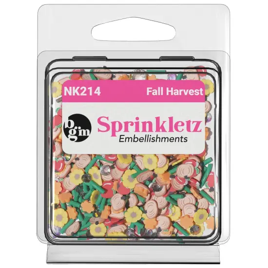 Buttons Galore Sprinkletz Embellishments 12g-Fall Harvest {1}