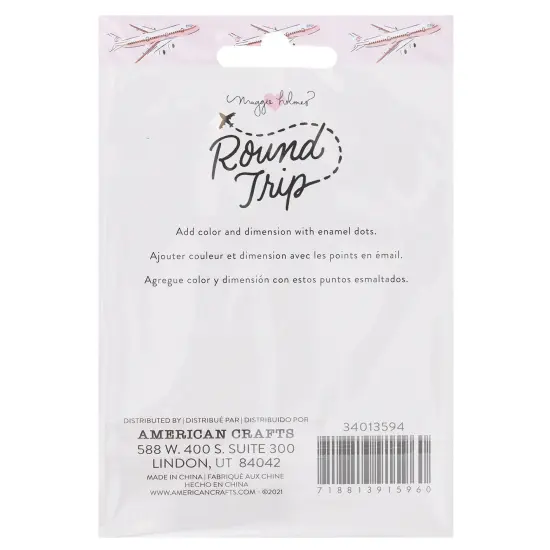 Maggie Holmes Round Trip Enamel Dots 101/Pkg {3}