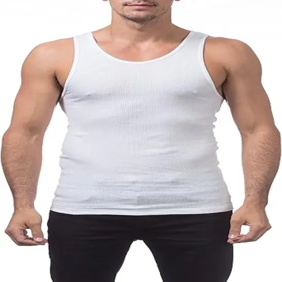 Cotton Ribbed A-Shirt | RADYAN&reg; WHITE {1}