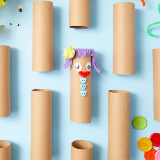 36 Brown Empty Paper Towel Rolls, Cardboard Tubes for Crafts, DIY Classroom Projects (1.6 x 5.9 In) {7}