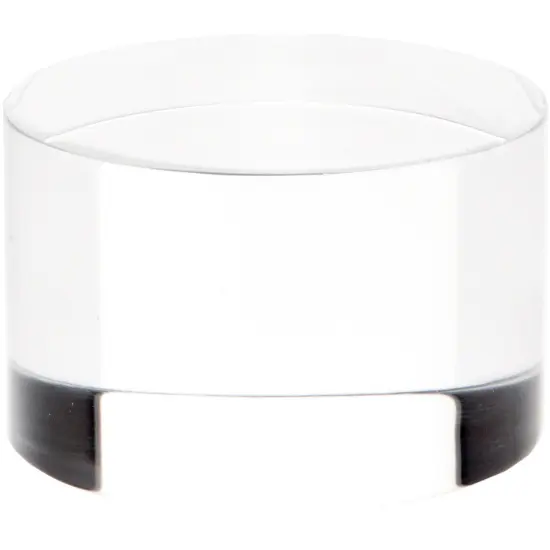 Plymor Clear Acrylic Solid Cylinder Round Display Riser, 1.5" H x 2.5" W {2}