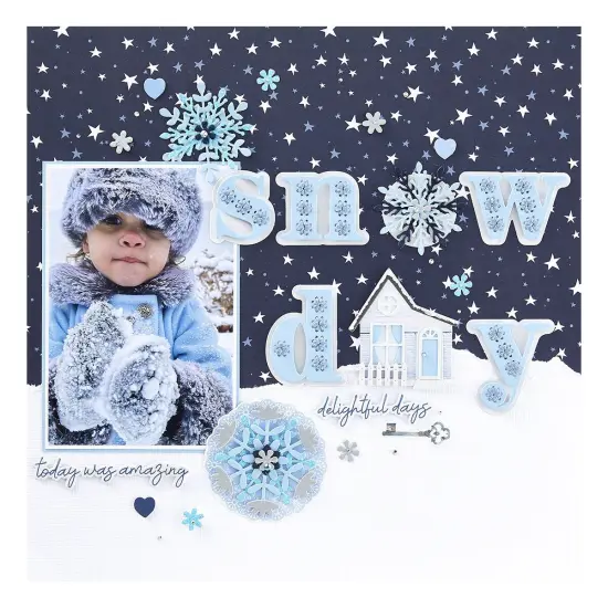 Spellbinders BetterPress Press Plate & Die Set-Happiness Sentiments {4}