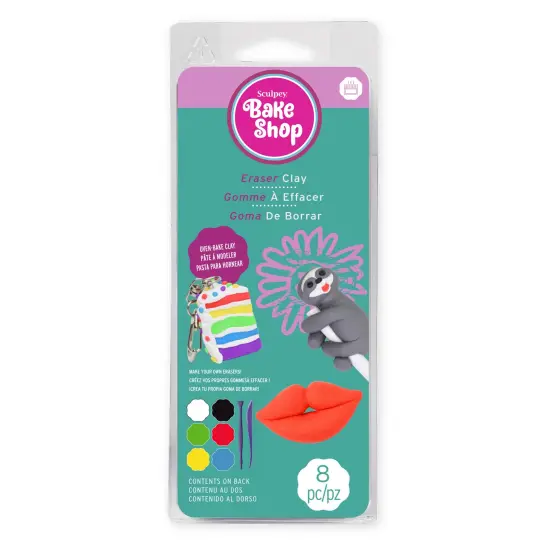 Sculpey Bake Shop Oven-Bake Clay Kit-Amazing Eraser Clay {1}