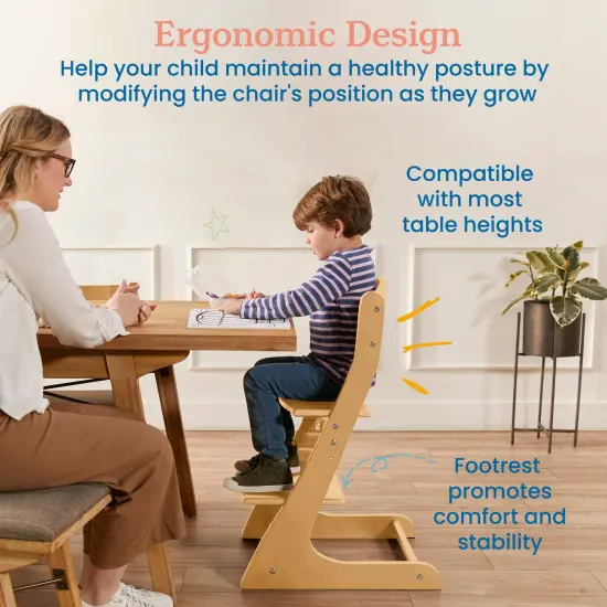 Grows with Me Chair, Transitional Chair Natural {5}