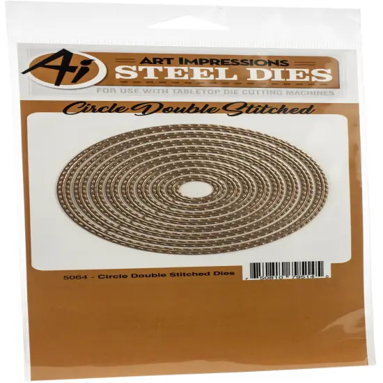 Art Impressions Die-Circle Double Stitched {2}