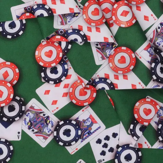 Mook Fabrics Casino Cotton Fabric [45 in. Wide] - By The Yard All On The Table {2}