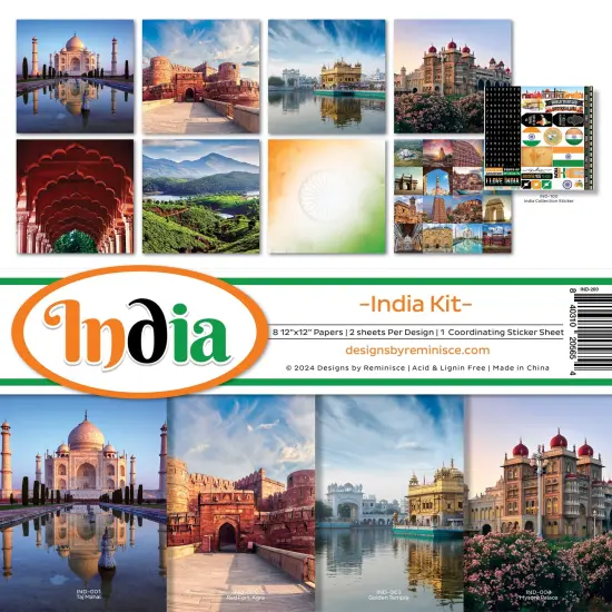 Reminisce Collection Kit 12"X12"-India {1}