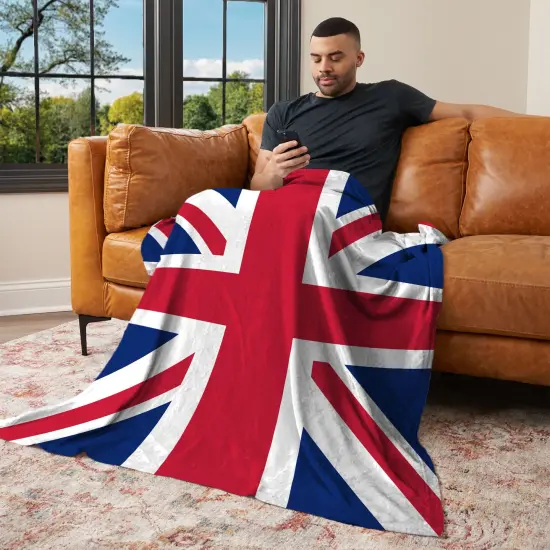 Country Flag Silk Touch Throw Blanket England {3}