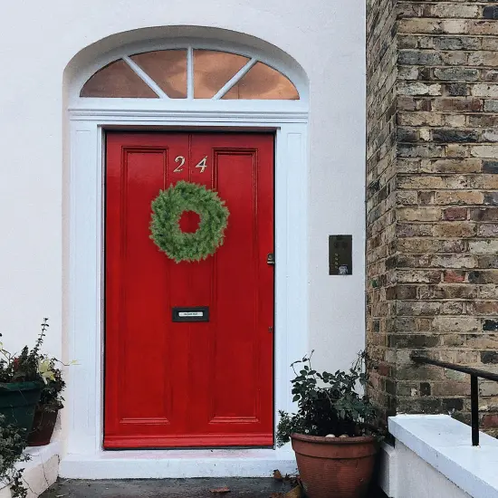 Northlight Buffalo Fir Artificial Christmas Wreath - 24" - Unlit Green {3}