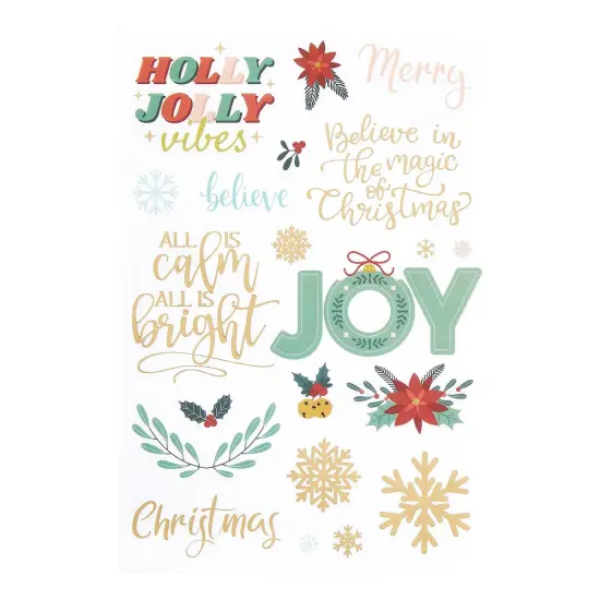 Spellbinders Clear Sticker Pack From Rosie's Studio-Oh Joyful Day {3}
