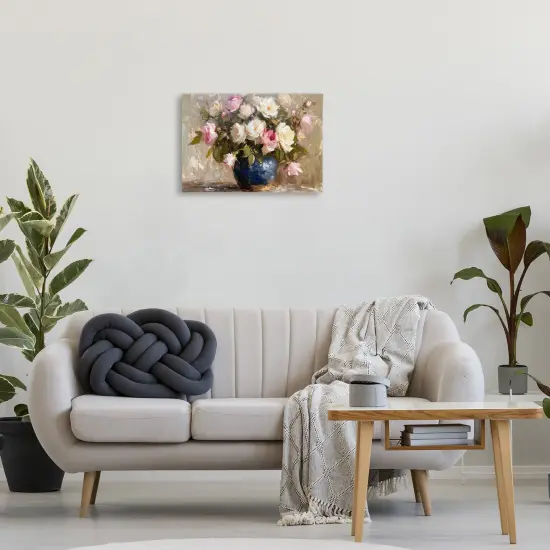 Stupell Industries Painterly Vase of Roses Canvas Wall Art Design by LSR Design Studio {8}