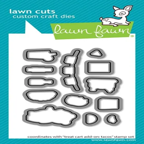 Lawn Cuts Custom Craft Die-Treat Cart Add-On: Tacos {1}