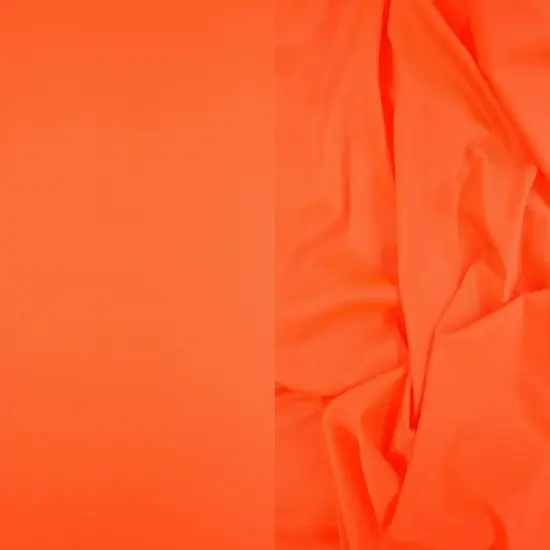 1 Yard Shiny Yoga Tricot Jersey Stretch Sublimation Fabric 58/60 Inches Wide ORANGE NEON {1}