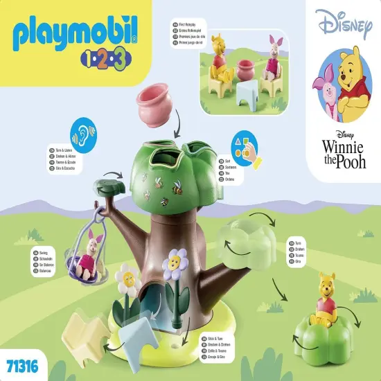 Playmobil 1.2.3 & Disney: Winnie's & Piglet's Tree House {5}
