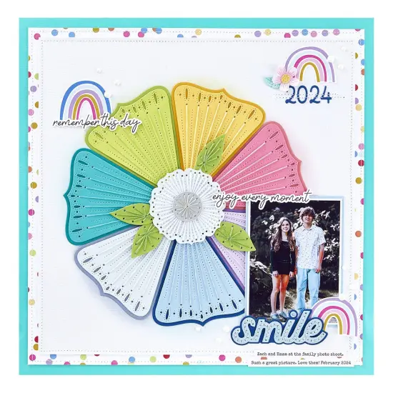 Spellbinders Etched Dies From Storytelling-Stitched Petal Bloom {4}