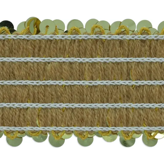 5 yards of 5 Row 1 3/4" Metallic Stretch Sequin Trim | 5 yard cut Royal Blue {3}