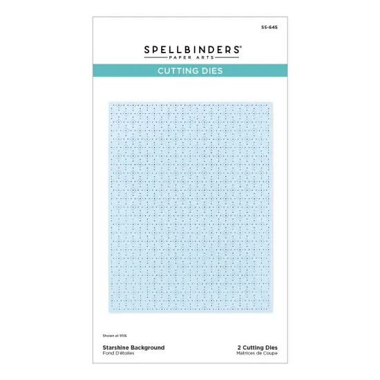 Spellbinders Etched Dies From Home For The Holidays-Starshine Background {1}