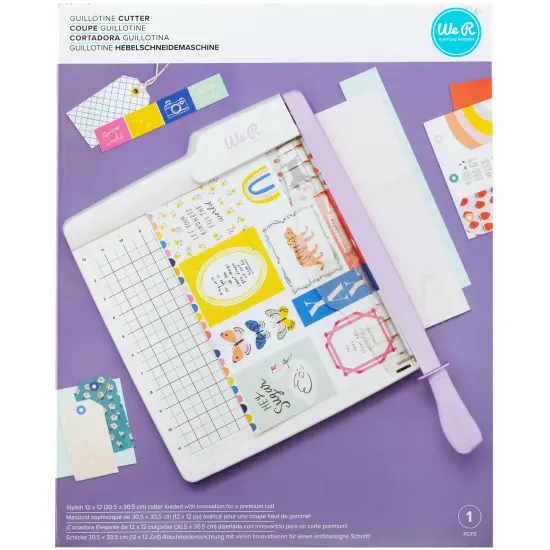 We R Large Guillotine Cutter-Lilac {1}